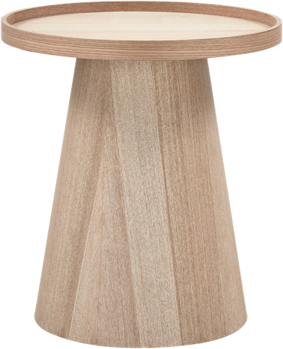 Maud Bijzettafel Conisch Hout Naturel 50Xo45Cm