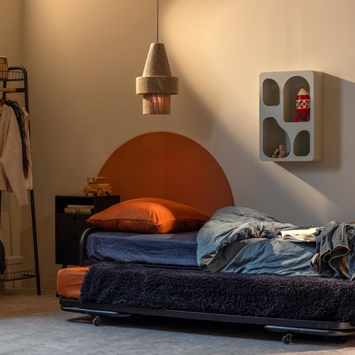 Lucy Eenpersoons Onderschuifbed Metaal Zwart 90X200Cm-3