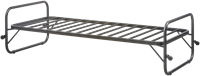 Lucy Eenpersoons Onderschuifbed Metaal Zwart 90X200Cm