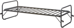 Lucy Eenpersoons Onderschuifbed Metaal Zwart 90X200Cm