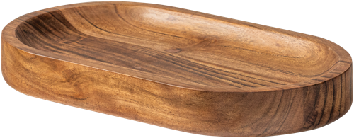 Yuki Serveerplank Ovaal Acacia Hout Naturel