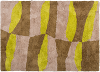 Musa Vloerkleed Grafisch Dessin Naturel/Geel 170X240Cm