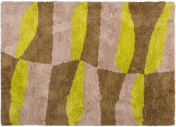 Musa Vloerkleed Grafisch Dessin Naturel/Geel 170X240Cm