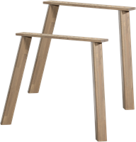 Set V 2 - Haarlem 4-Standen Poot Eiken Pebble Grey [Fsc]