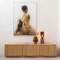 Zuma Tv Meubel 200Cm Eiken Transparant [Fsc]-2