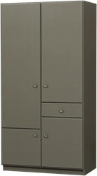 Alfie Kledingkast Smal 107Cm Grenen Forest [Fsc]