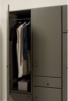 Alfie Kledingkast Breed 160Cm Grenen Forest [Fsc]-2