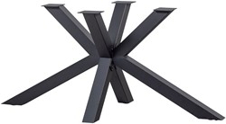 Kruisvorm Poot Metaal Zwart