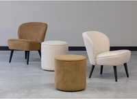 Sara Fauteuil Boucle Creme-2