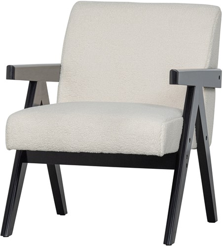 Lowie Fauteuil Naturel/Zwart