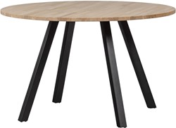 Combi-Tablo: Rond Eiken O120 Onbeh & 2-Standen Vierk [Fsc]