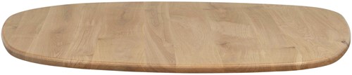 Tablo Tafelblad Eiken Naturel Organisch 130X130 [Fsc]