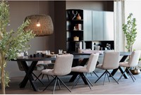 Finca Opbergkast Rond Links 78Cm Grenen Diepzwart [Fsc]-2