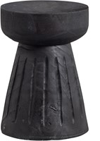 Borre Kruk Hout Zwart 40Xo28Cm