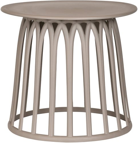 Boy Bijzettafel Buiten Kunststof Taupe
