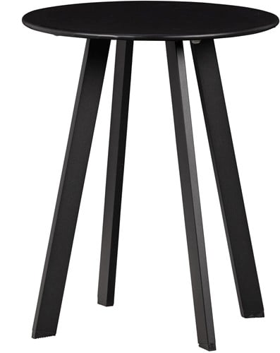 Fer Bijzettafel Buiten Metaal Zwart O40Cm