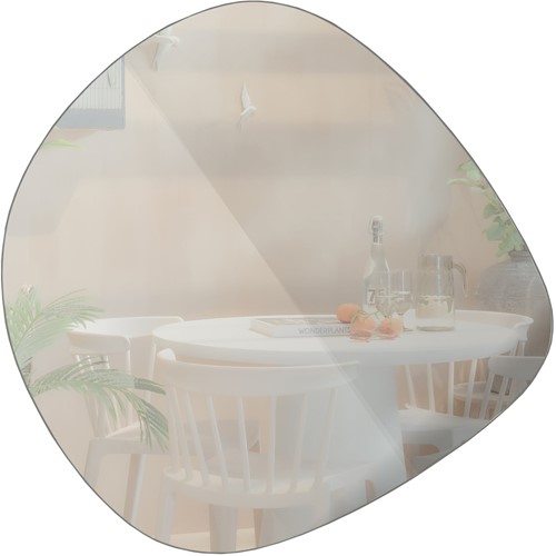 Philou Spiegel Zwart 60X59Cm