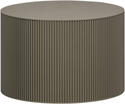 Sanne Bijzettafel Rond Militair Groen