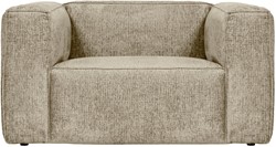 Bean Fauteuil Structure Velvet Buttermilk