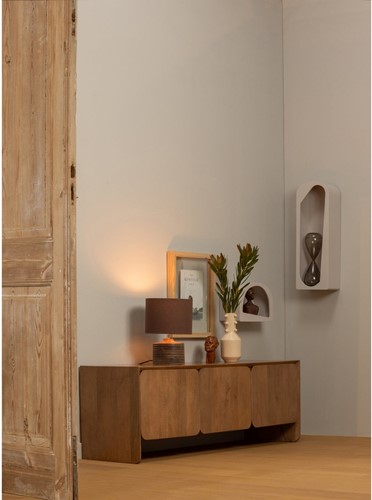 Noam Wanddeco Langwerpig Hout Dust 15X70X24Cm-2