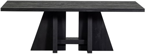 Kean Eettafel Met Middenpoot Mango Zwart 220X100Cm-3