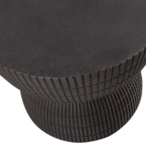 Samson Bijzettafel Fiber Clay Coffee 35Xo40Cm-3