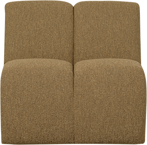 Mojo 1-Zits Boucle Geel/Bruin Melange-2