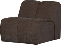 Mojo 1-Zits Geweven Ribstof Bruin