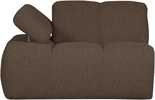 Mojo 1-Zits Met Arm Links Boucle Bruin Melange-3