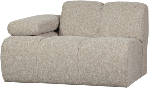 Mojo 1-Zits Met Arm Links Boucle Beige Melange