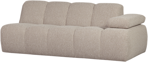 Mojo 2-Zits Met Arm Rechts Boucle Beige Melange