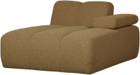 Mojo Chaise Longue Element Rechts Boucle Geel/Bruin Melange
