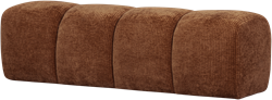 Mojo Eetbankje 164Cm Geweven Ribstof Roestbruin