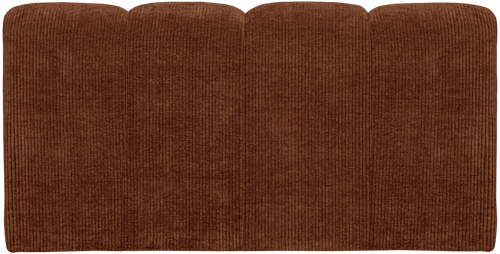 Mojo Eetbankje 164Cm Met Rugleuning Ribstof Roestbruin-3