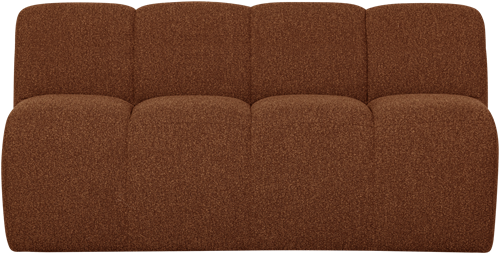 Mojo Eetbankje 164Cm Met Rugleuning Boucle Roestbruin Mel-2