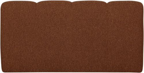 Mojo Eetbankje 164Cm Met Rugleuning Boucle Roestbruin Mel-3