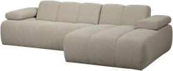 Mojo Chaise Longue Bank Rechts Boucle Beige Melange