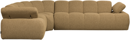 Mojo Hoekbank Links Boucle Geel/Bruin Melange-3