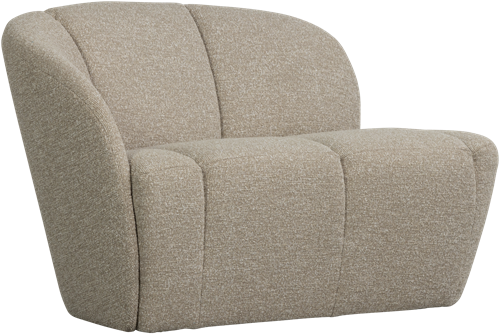 Mojo 2-Zits Bankje Links Boucle Beige Melange