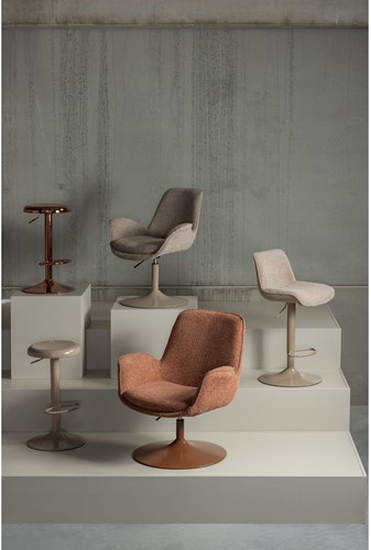 Marten In Hoogte Verstelbare Fauteuil Oranje-2