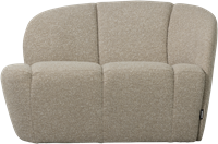Mojo 2-Zits Bankje Rechts Boucle Beige Melange-2
