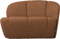 Mojo 2-Zits Bankje Rechts Boucle Roestbruin Melange-2