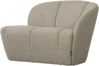 Mojo 2-Zits Bankje Rechts Boucle Beige Melange