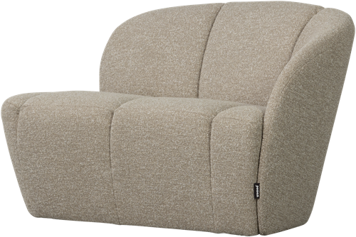 Mojo 2-Zits Bankje Rechts Boucle Beige Melange