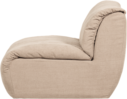 Baggy 1-Zits Geweven Chenille Zand-3