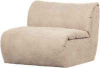 Baggy 1-Zits Geweven Chenille Zand