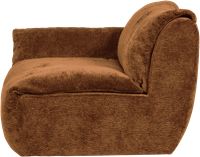 Baggy 1-Zits Met Arm Links 3D Chenille Middenbruin-3