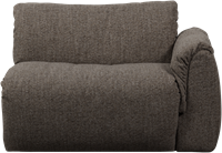 Baggy 1-Zits Met Arm Rechts Geweven Stof Warmgrijs Melange-2