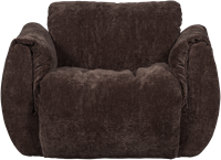 Baggy Draaifauteuil 3D Chenille Donkerbruin-2
