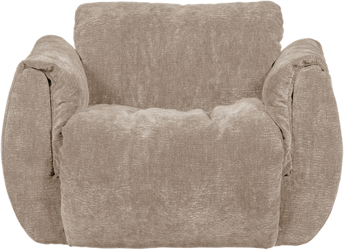 Baggy Draaifauteuil 3D Chenille Zand-2